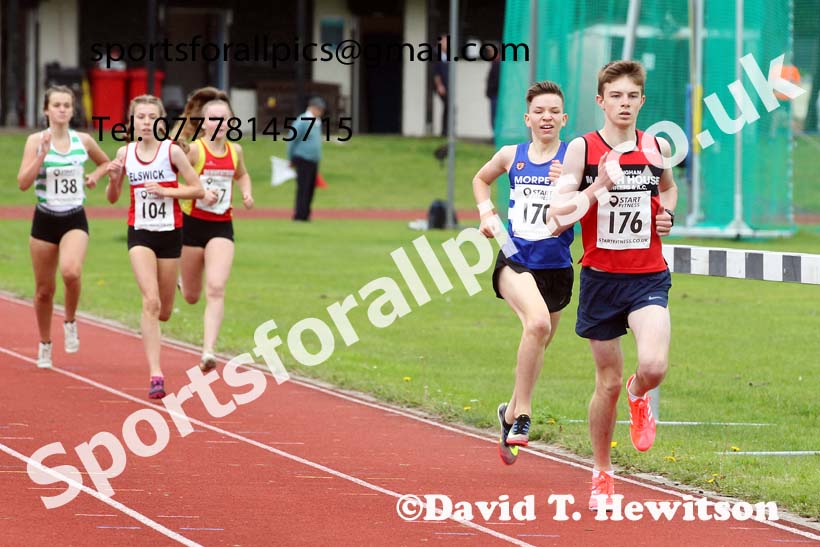 800 metres 22, NECAA Open Meeting, Morpeth, Sunday, March 23rd. David T. Hewitson/Sports for All Pics
